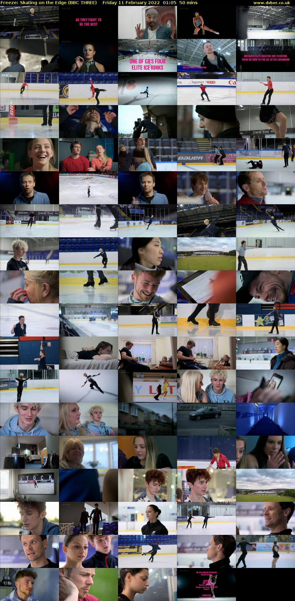 Freeze: Skating on the Edge (BBC THREE) Friday 11 February 2022 01:05 - 01:55