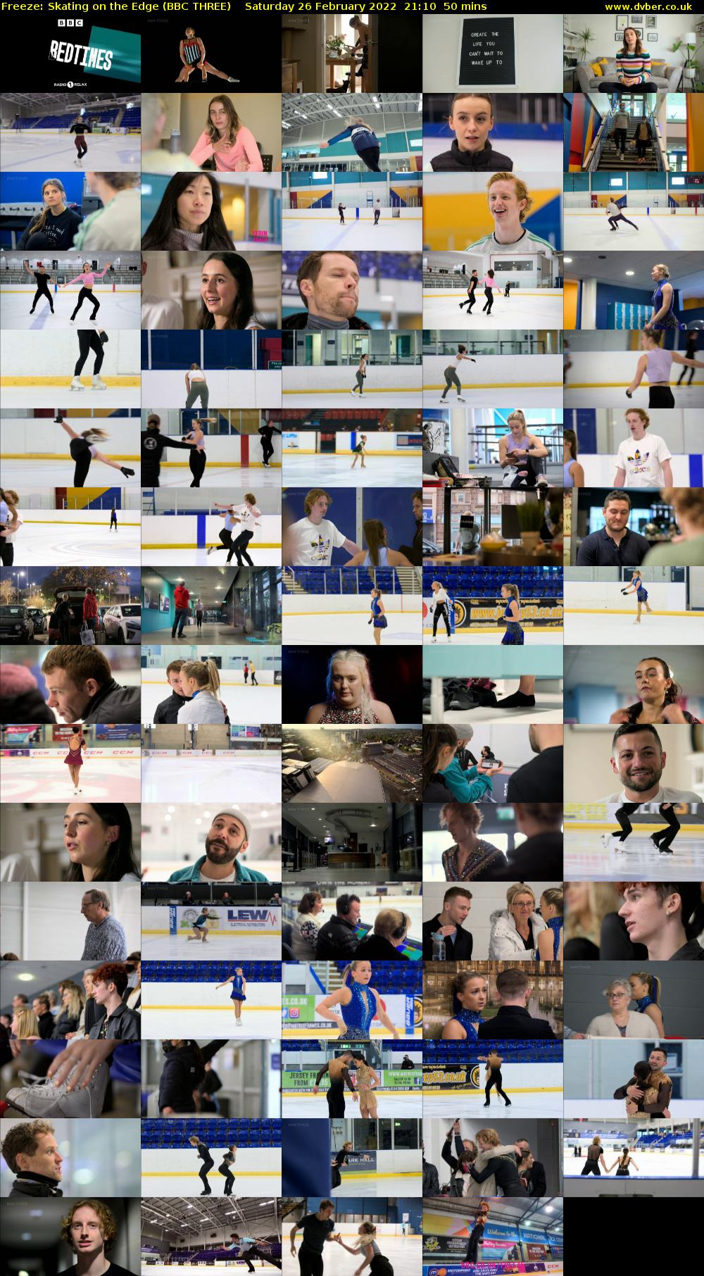 Freeze: Skating on the Edge (BBC THREE) Saturday 26 February 2022 21:10 - 22:00