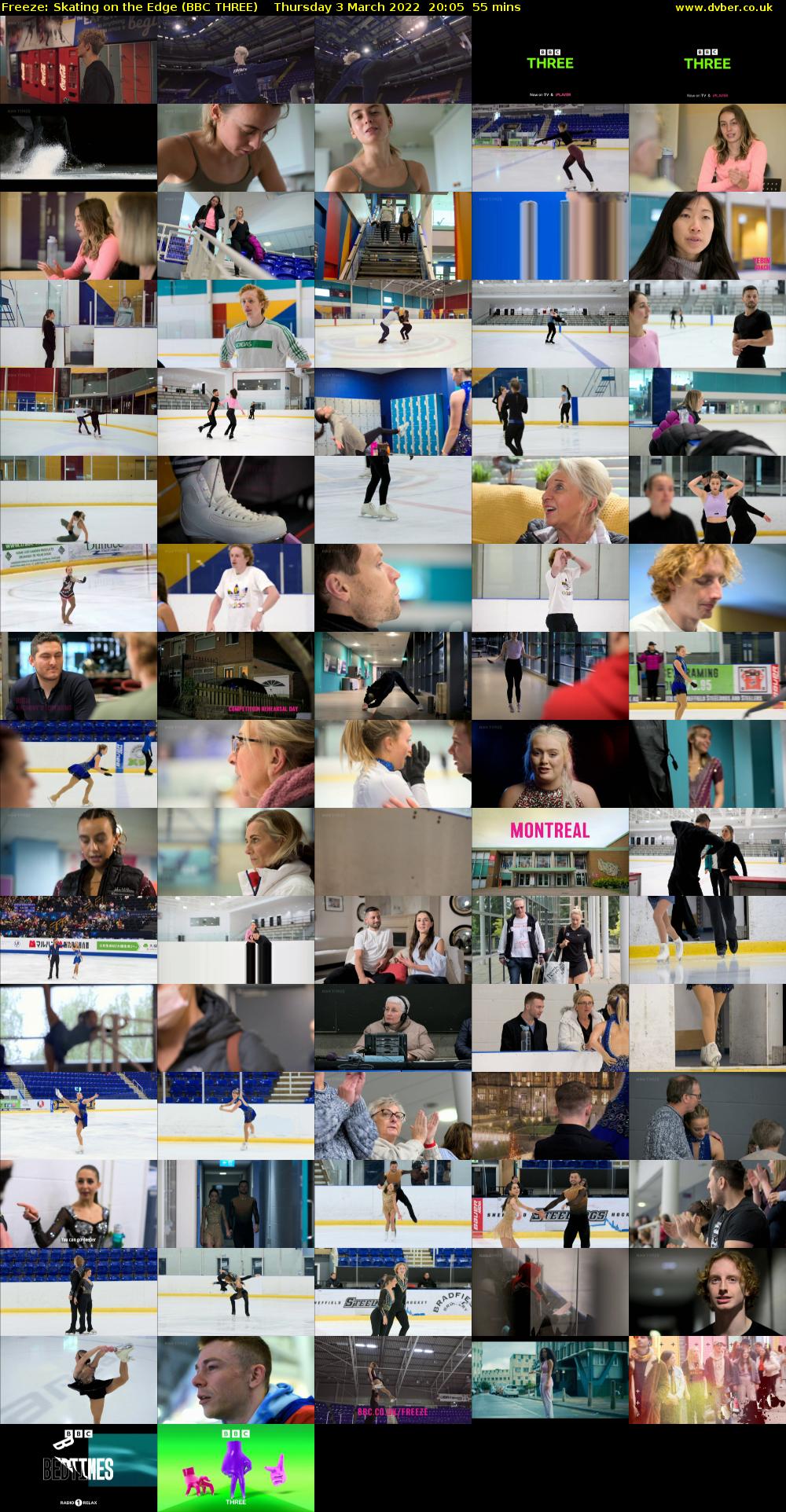 Freeze: Skating on the Edge (BBC THREE) Thursday 3 March 2022 20:05 - 21:00