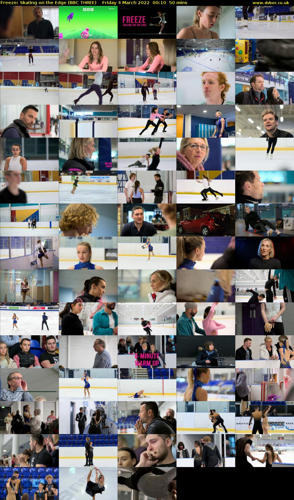 Freeze: Skating on the Edge (BBC THREE) Friday 4 March 2022 00:10 - 01:00