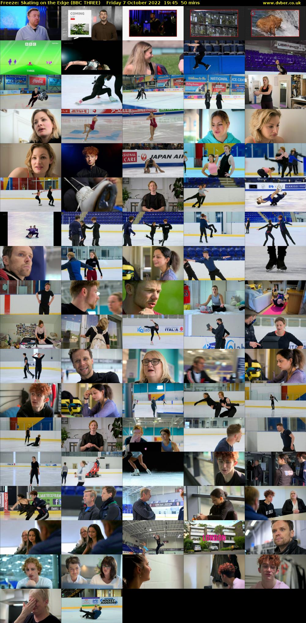 Freeze: Skating on the Edge (BBC THREE) Friday 7 October 2022 19:45 - 20:35