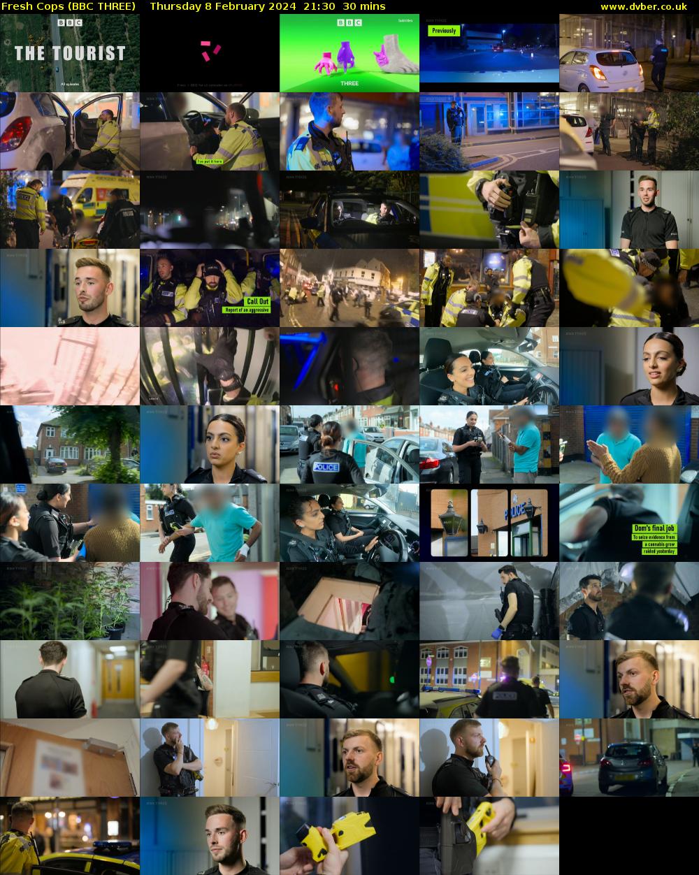 Fresh Cops (BBC THREE) Thursday 8 February 2024 21:30 - 22:00