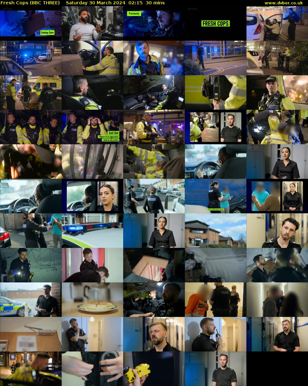Fresh Cops (BBC THREE) Saturday 30 March 2024 02:15 - 02:45