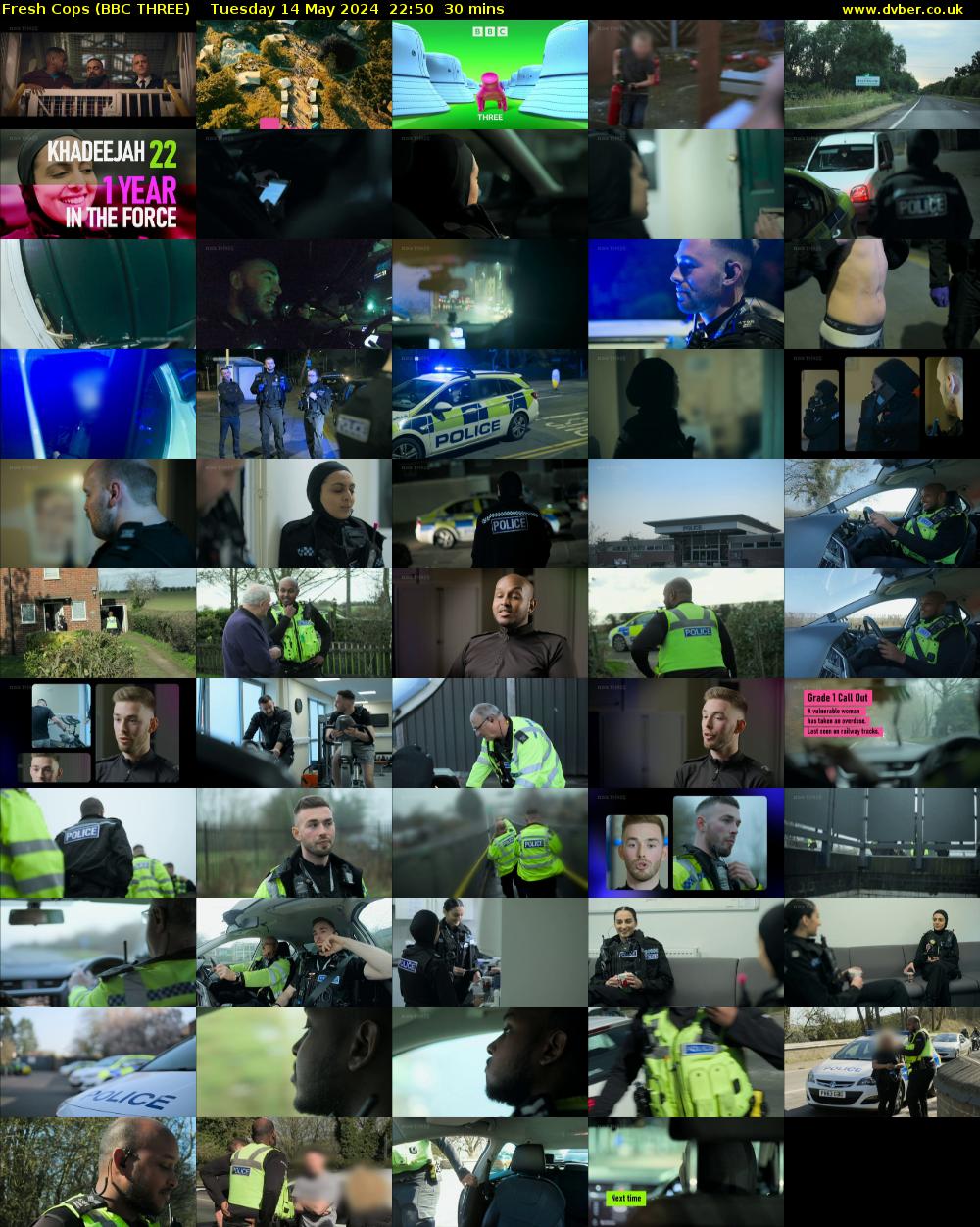 Fresh Cops (BBC THREE) Tuesday 14 May 2024 22:50 - 23:20