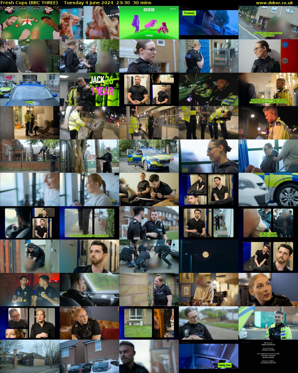 Fresh Cops (BBC THREE) Tuesday 4 June 2024 23:30 - 00:00