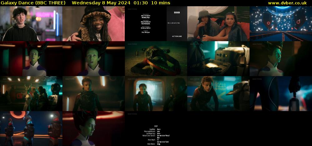Galaxy Dance (BBC THREE) Wednesday 8 May 2024 01:30 - 01:40