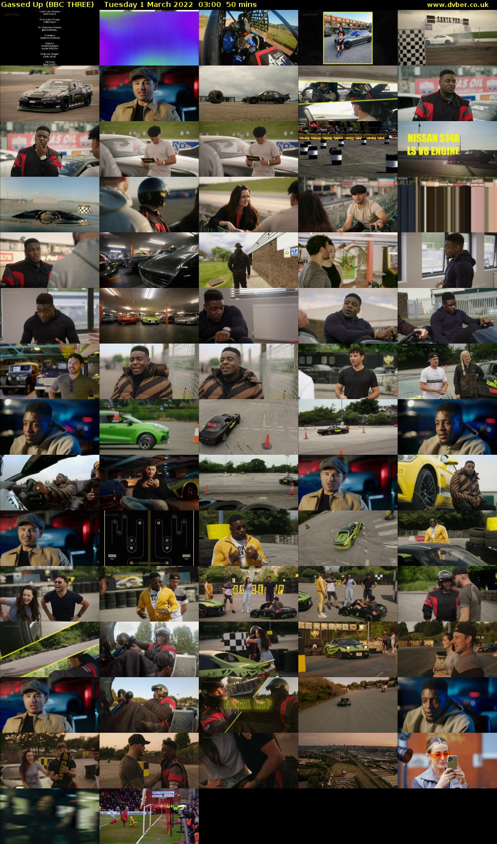 Gassed Up (BBC THREE) Tuesday 1 March 2022 03:00 - 03:50
