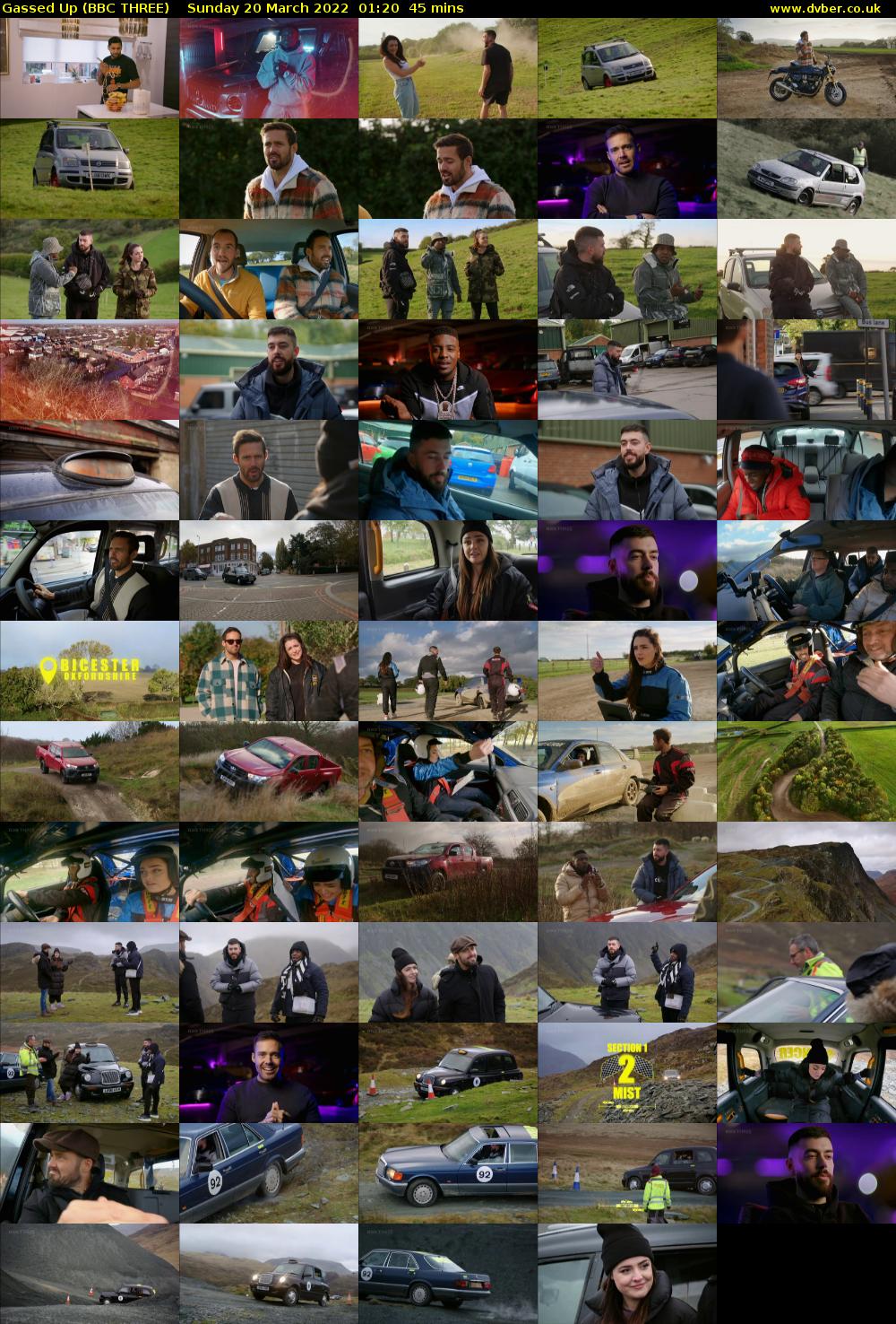 Gassed Up (BBC THREE) Sunday 20 March 2022 01:20 - 02:05
