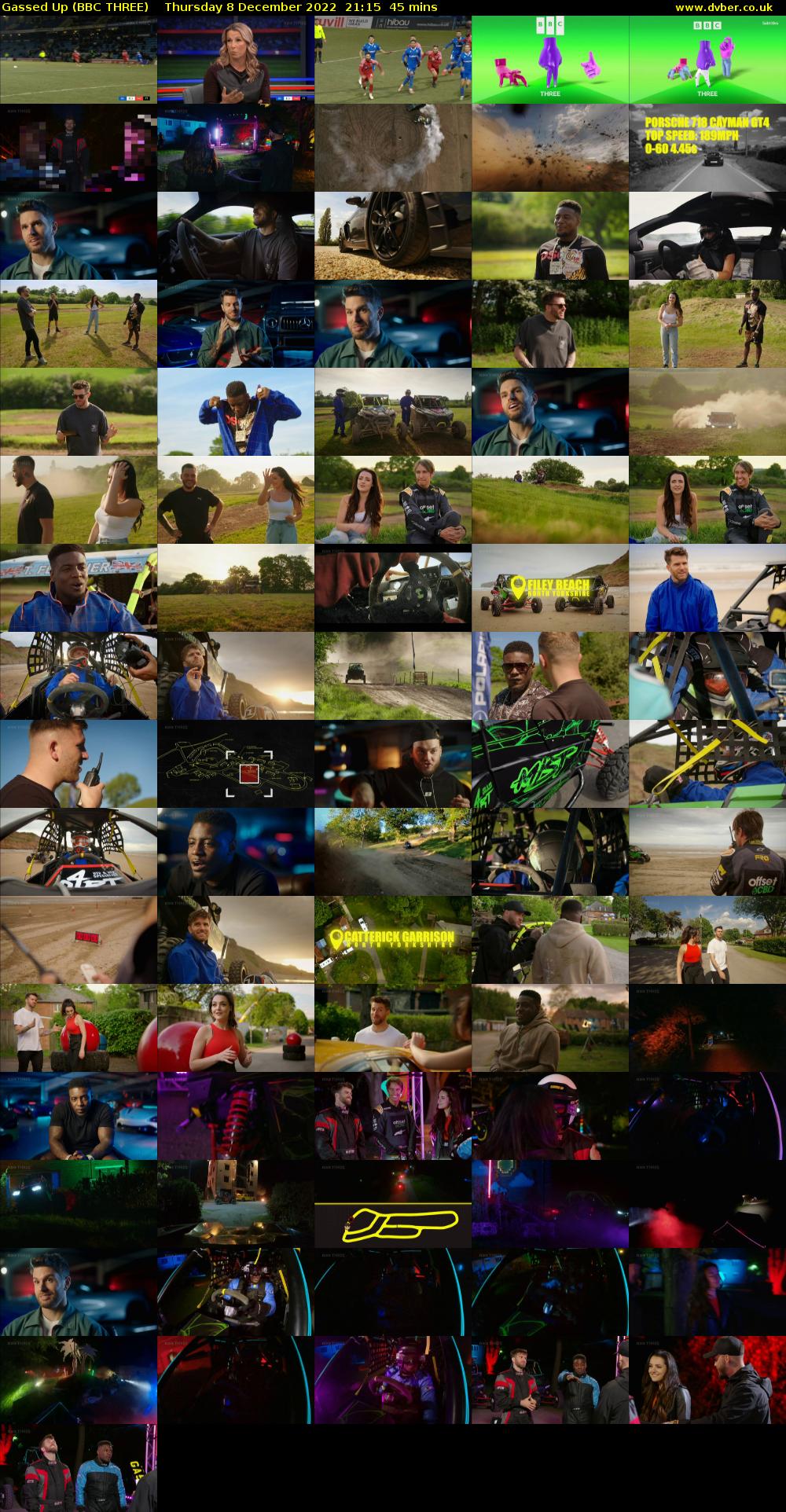 Gassed Up (BBC THREE) Thursday 8 December 2022 21:15 - 22:00