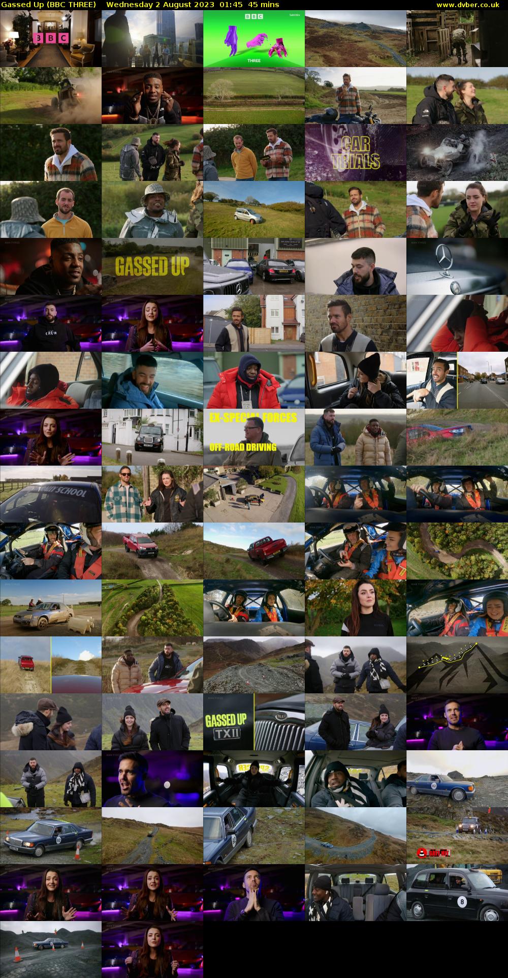 Gassed Up (BBC THREE) Wednesday 2 August 2023 01:45 - 02:30