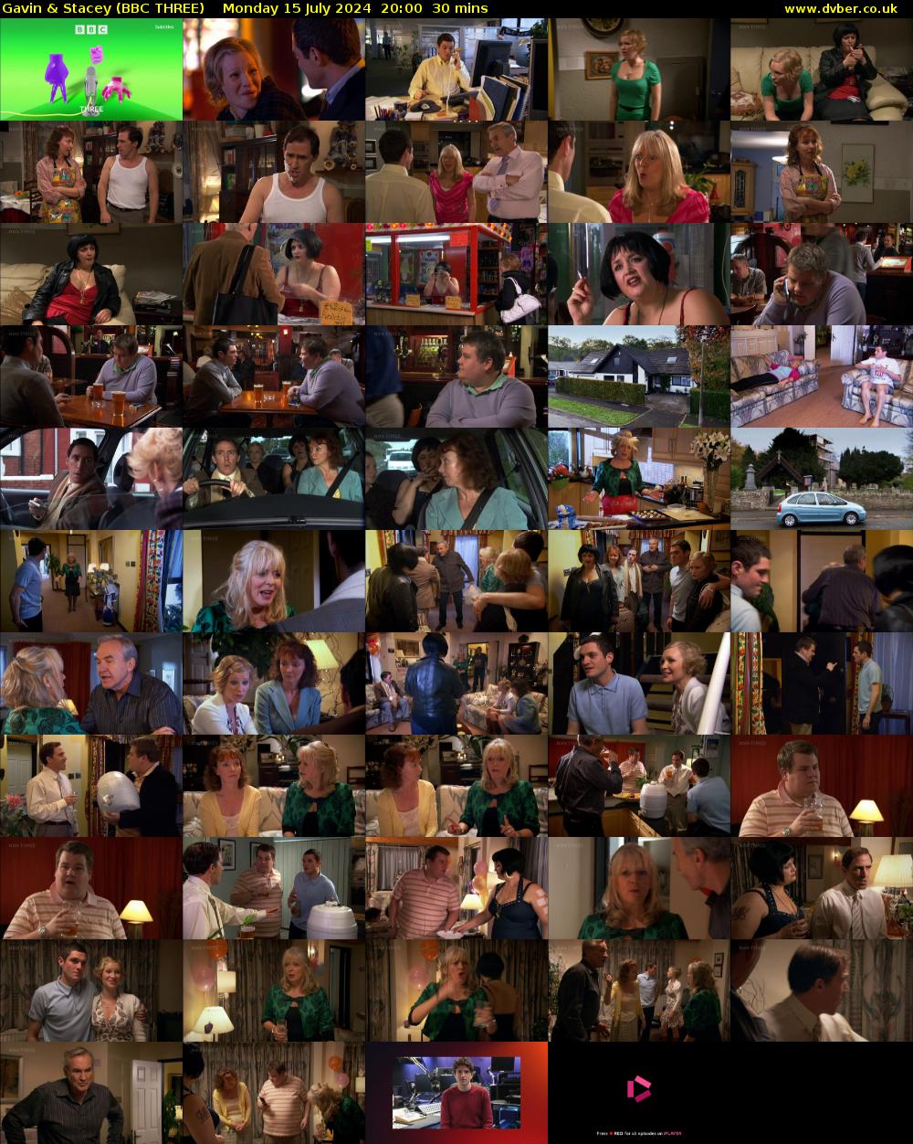Gavin & Stacey (BBC THREE) Monday 15 July 2024 20:00 - 20:30