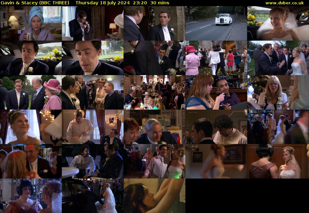 Gavin & Stacey (BBC THREE) Thursday 18 July 2024 23:20 - 23:50