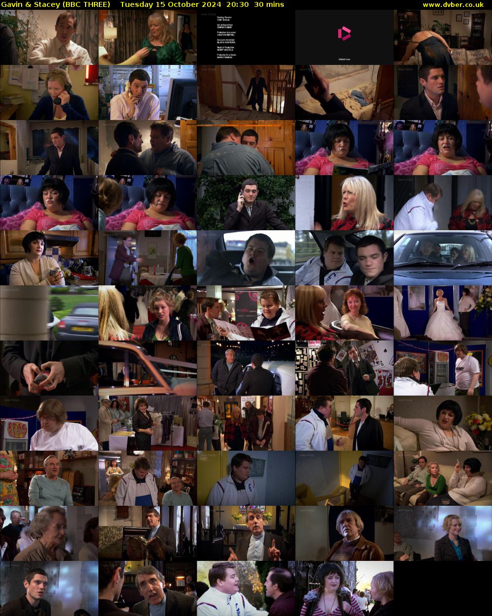 Gavin & Stacey (BBC THREE) Tuesday 15 October 2024 20:30 - 21:00
