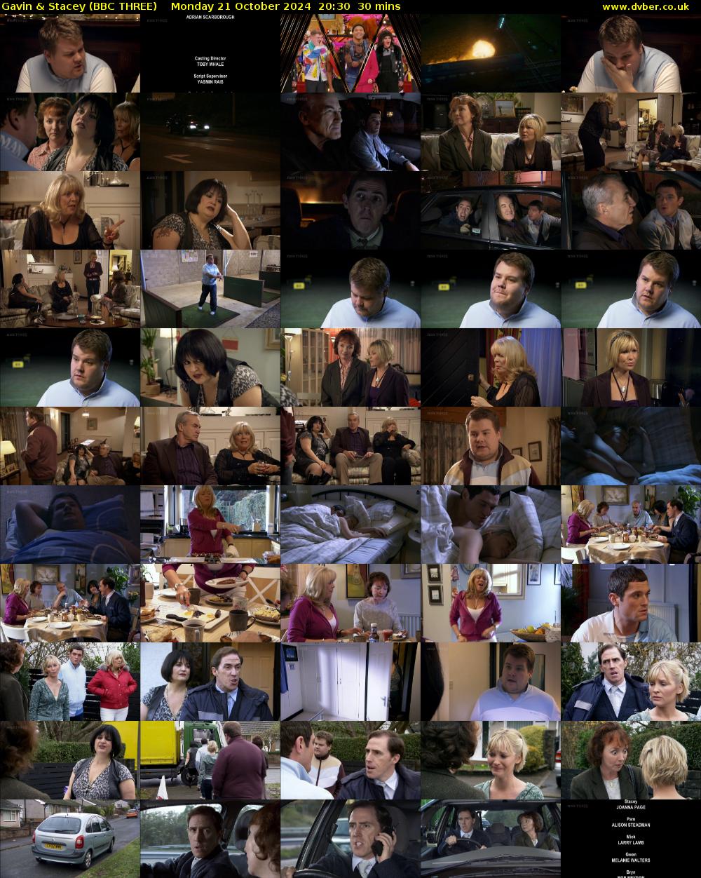 Gavin & Stacey (BBC THREE) Monday 21 October 2024 20:30 - 21:00