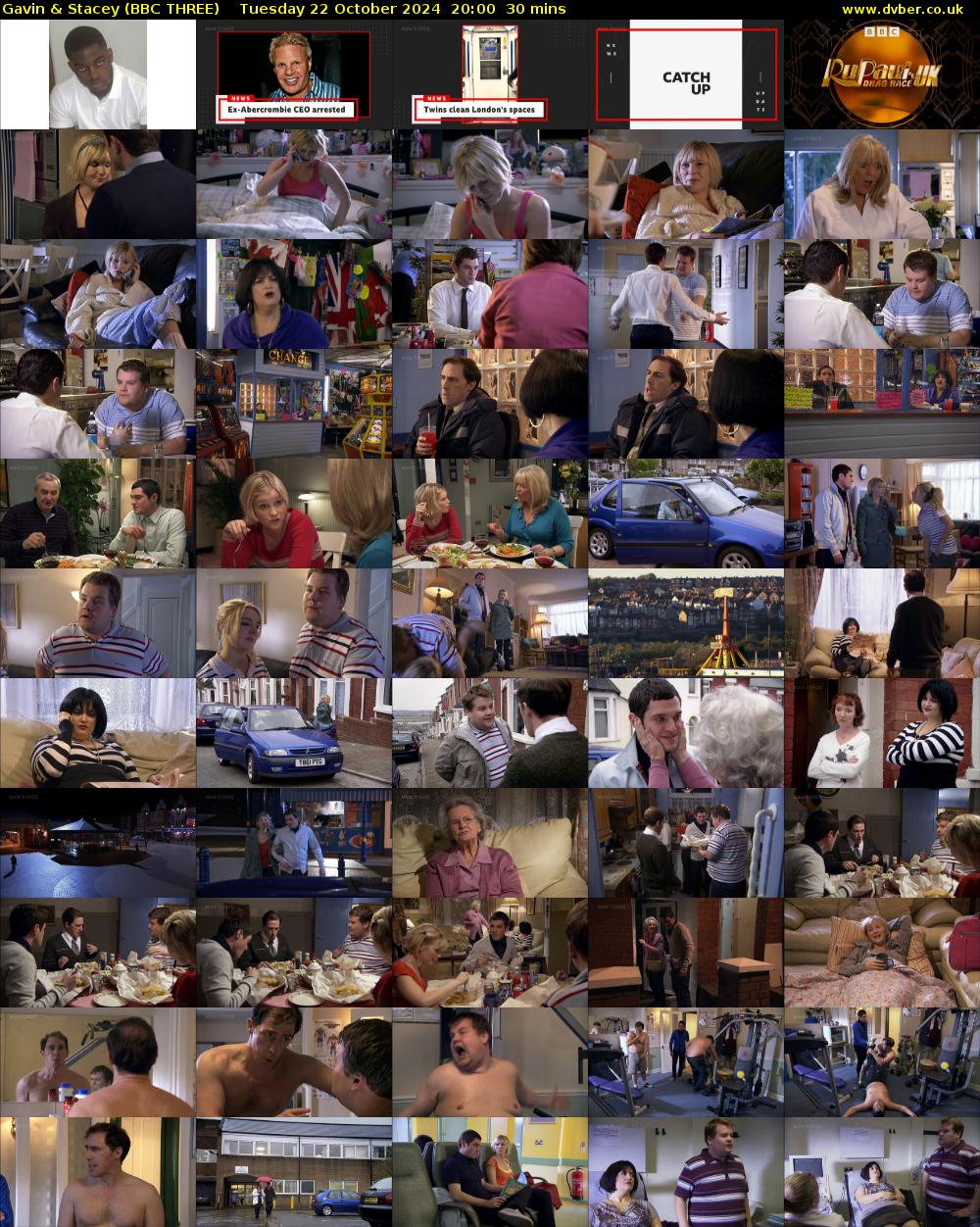 Gavin & Stacey (BBC THREE) Tuesday 22 October 2024 20:00 - 20:30