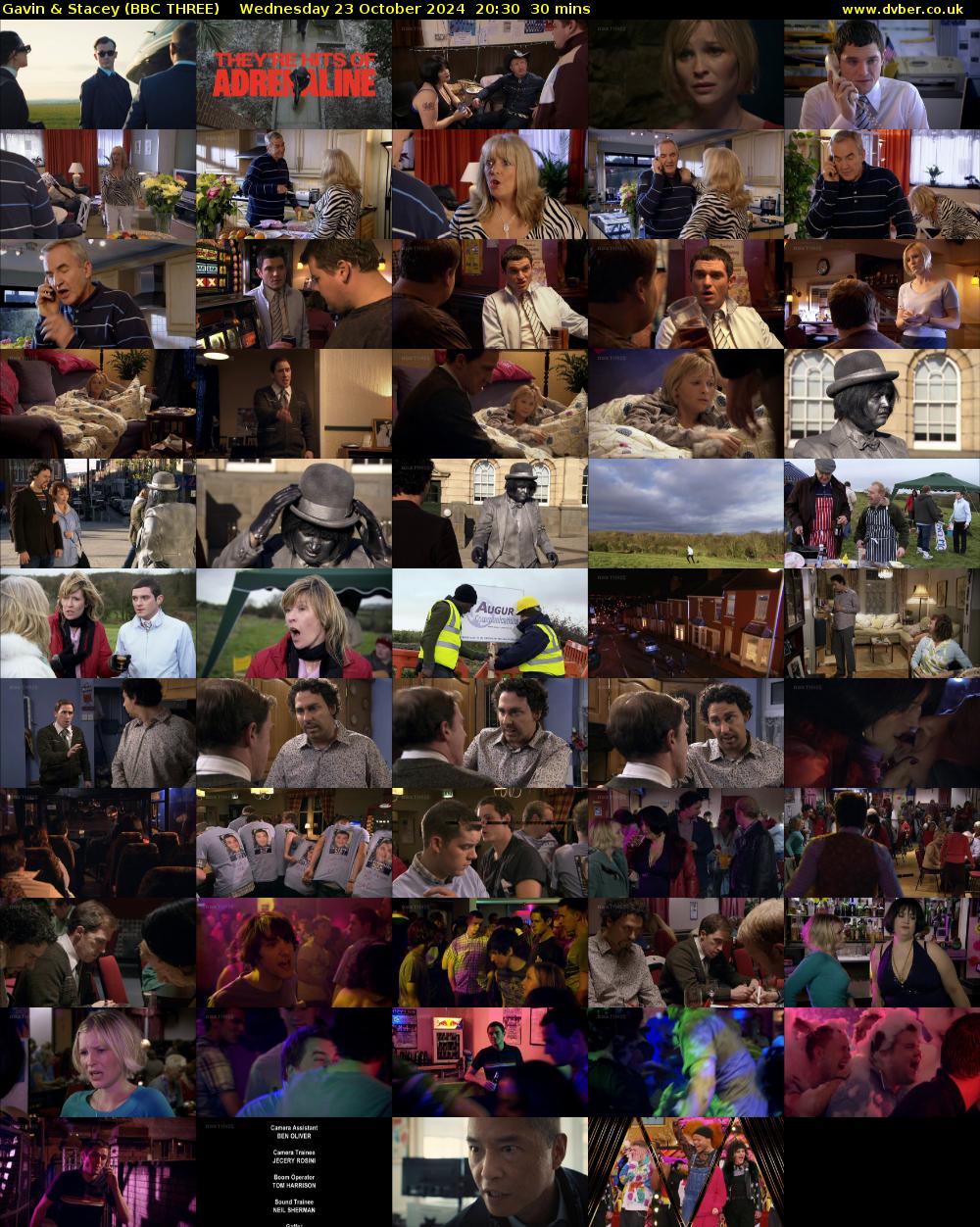 Gavin & Stacey (BBC THREE) Wednesday 23 October 2024 20:30 - 21:00