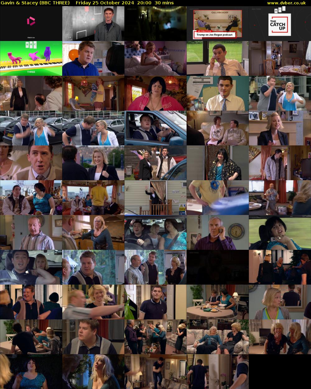 Gavin & Stacey (BBC THREE) Friday 25 October 2024 20:00 - 20:30