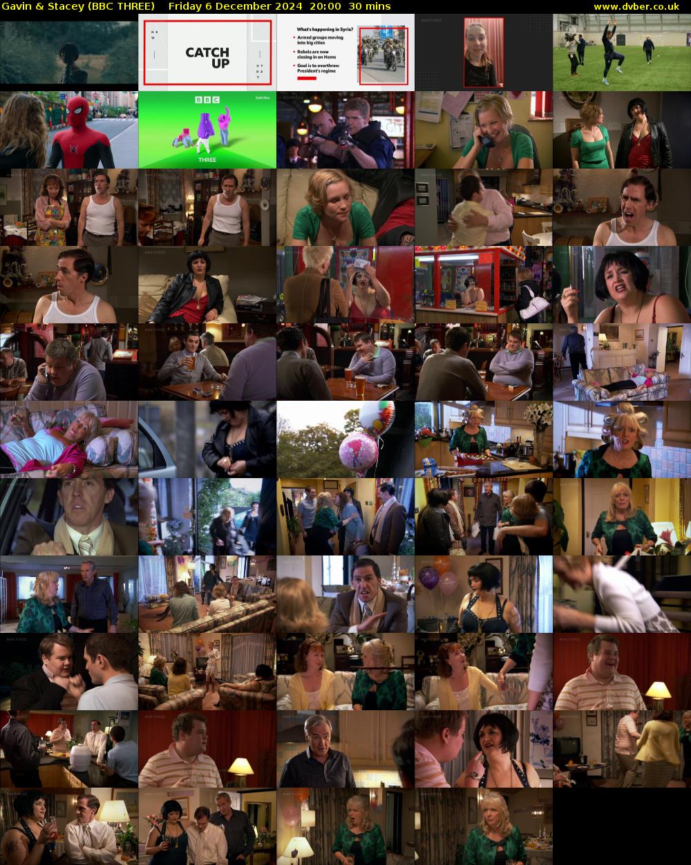 Gavin & Stacey (BBC THREE) Friday 6 December 2024 20:00 - 20:30