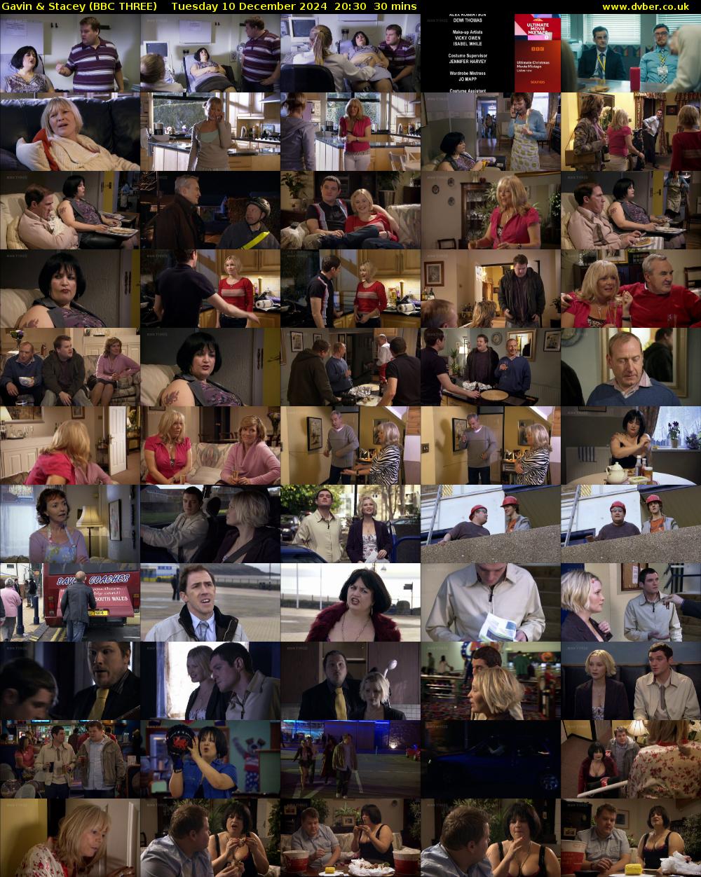 Gavin & Stacey (BBC THREE) Tuesday 10 December 2024 20:30 - 21:00