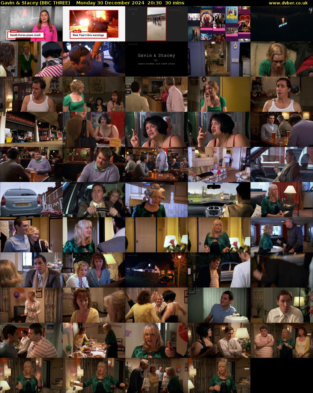Gavin & Stacey (BBC THREE) Monday 30 December 2024 20:30 - 21:00