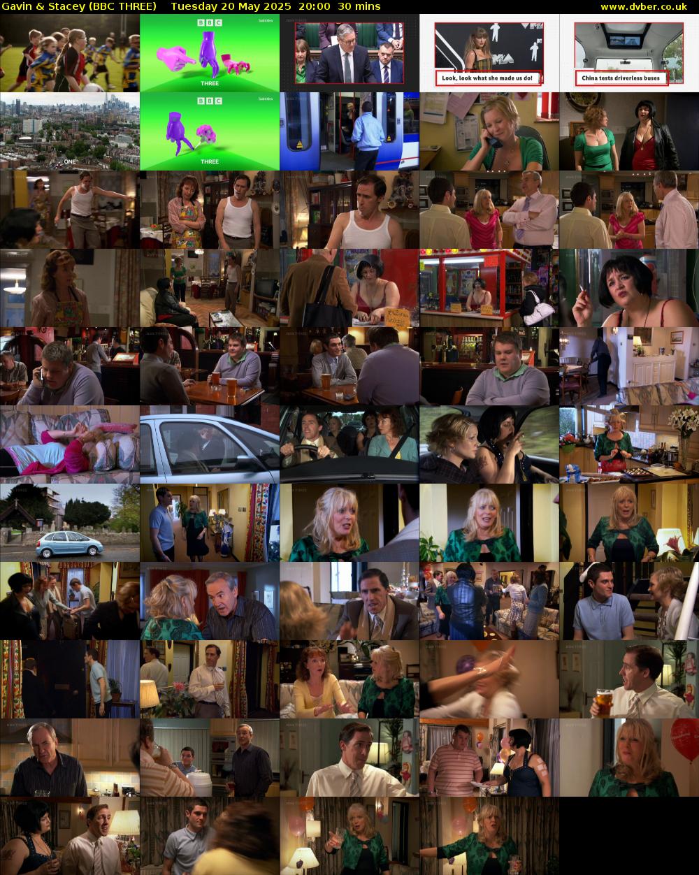 Gavin & Stacey (BBC THREE) Tuesday 20 May 2025 20:00 - 20:30