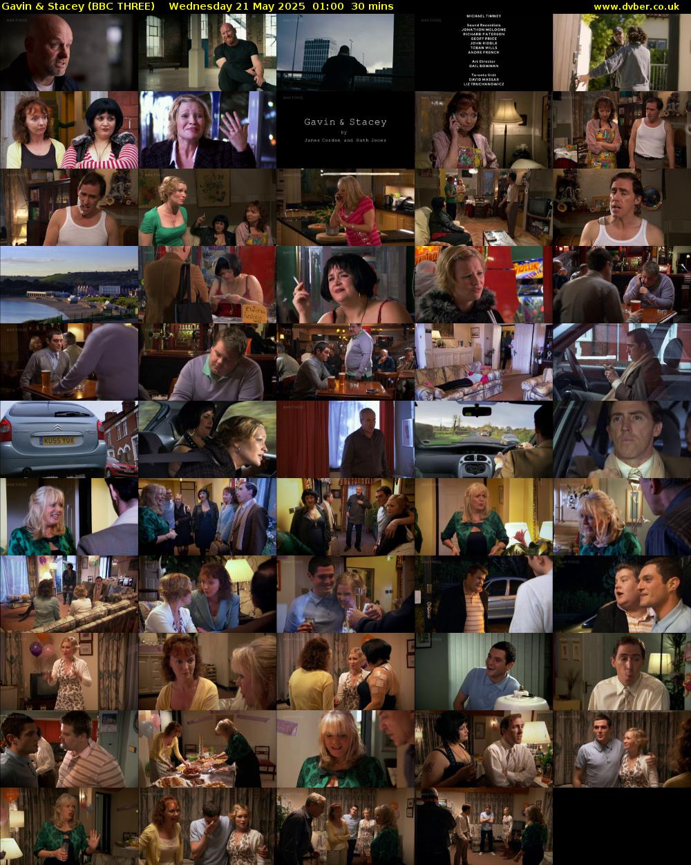 Gavin & Stacey (BBC THREE) Wednesday 21 May 2025 01:00 - 01:30