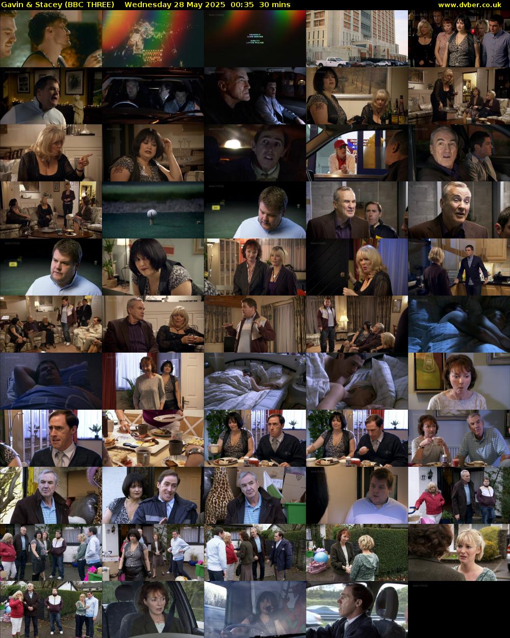 Gavin & Stacey (BBC THREE) Wednesday 28 May 2025 00:35 - 01:05