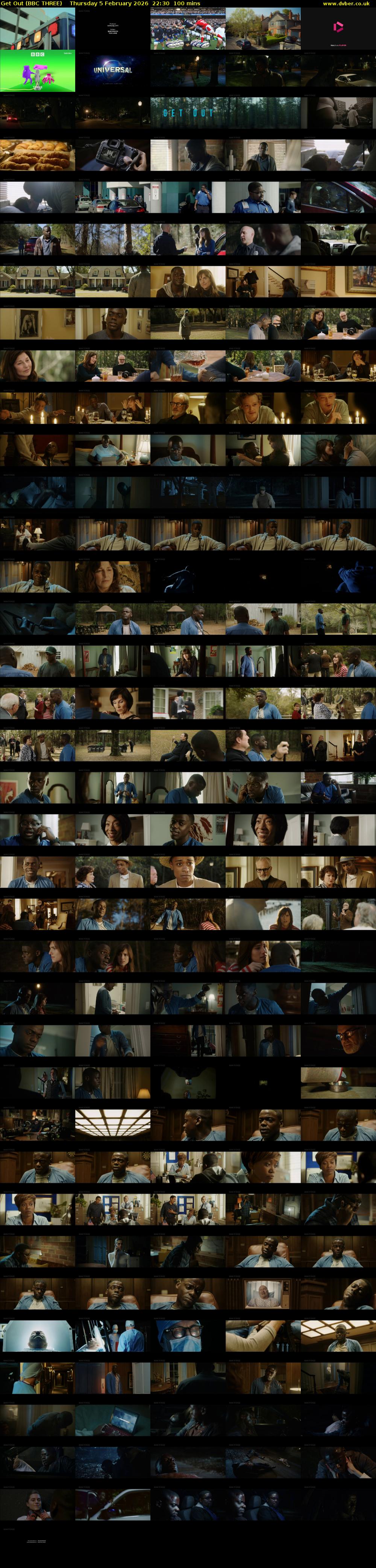 Get Out (BBC THREE) Thursday 5 February 2026 22:30 - 00:10