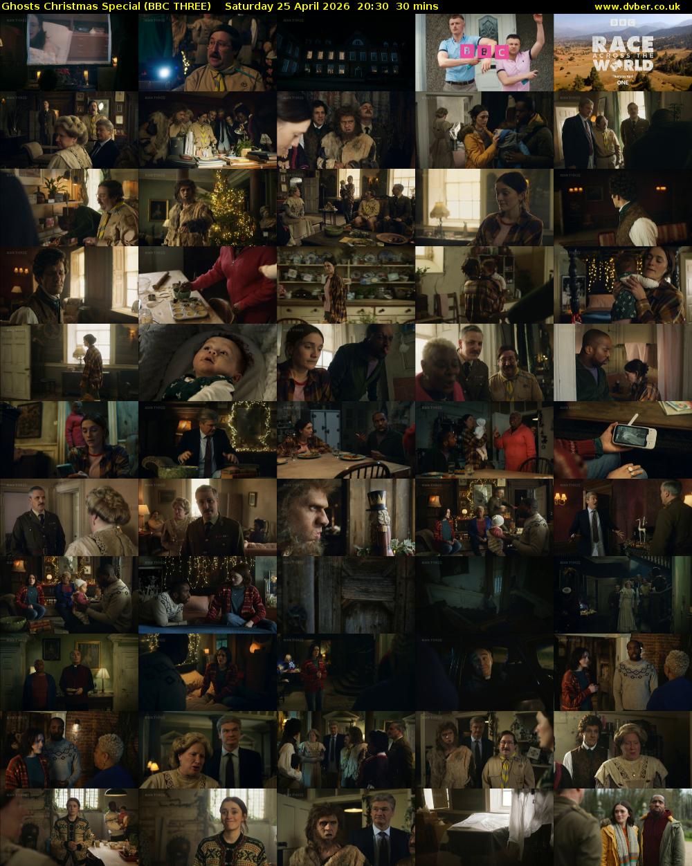 Ghosts Christmas Special (BBC THREE) Saturday 25 April 2026 20:30 - 21:00