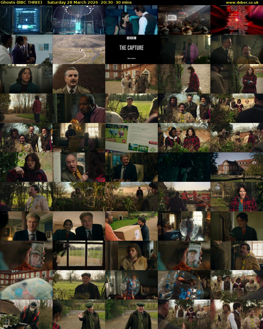 Ghosts (BBC THREE) Saturday 28 March 2026 20:30 - 21:00