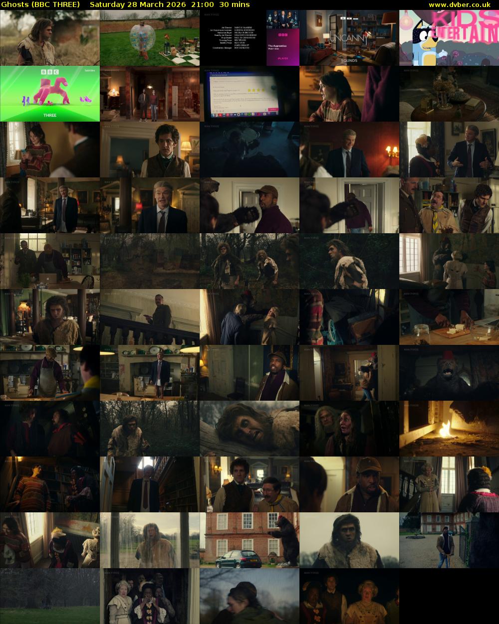 Ghosts (BBC THREE) Saturday 28 March 2026 21:00 - 21:30