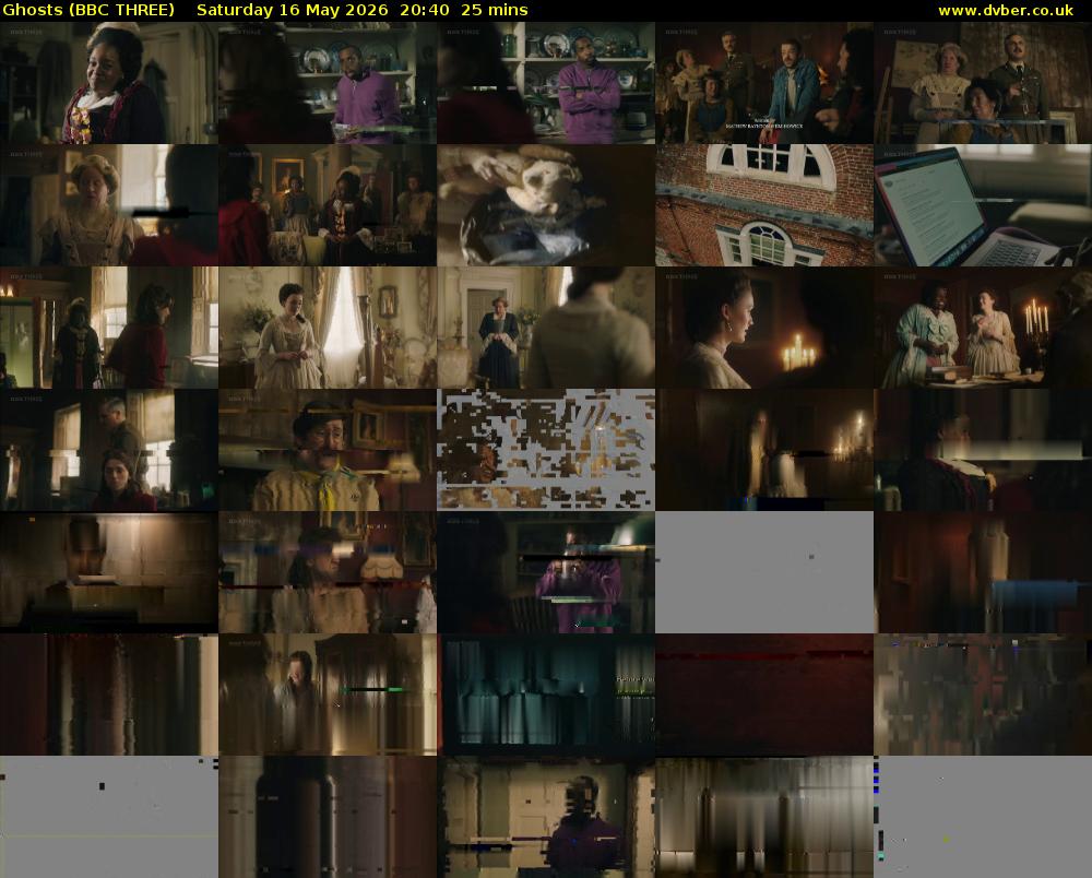 Ghosts (BBC THREE) Saturday 16 May 2026 20:40 - 21:05