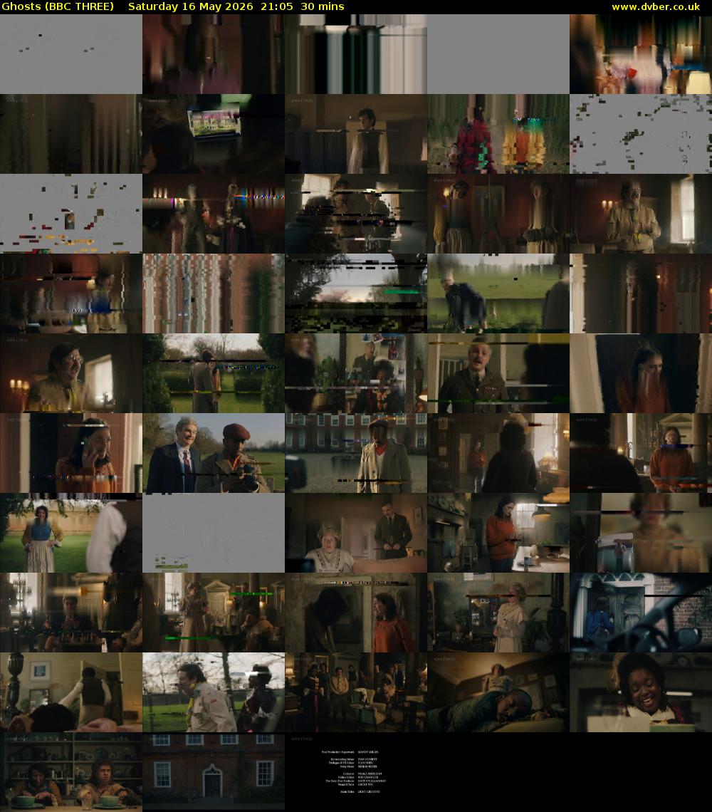 Ghosts (BBC THREE) Saturday 16 May 2026 21:05 - 21:35