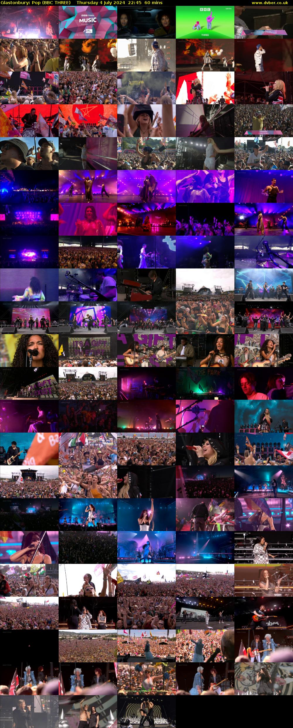 Glastonbury: Pop (BBC THREE) Thursday 4 July 2024 22:45 - 23:45