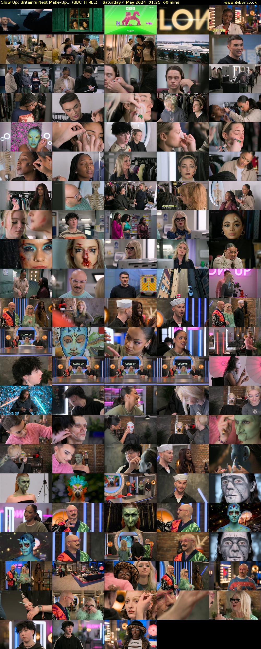 Glow Up: Britain's Next Make-Up... (BBC THREE) Saturday 4 May 2024 01:25 - 02:25