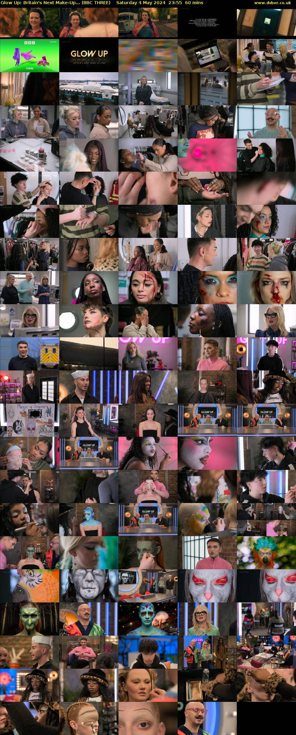 Glow Up: Britain's Next Make-Up... (BBC THREE) Saturday 4 May 2024 23:55 - 00:55