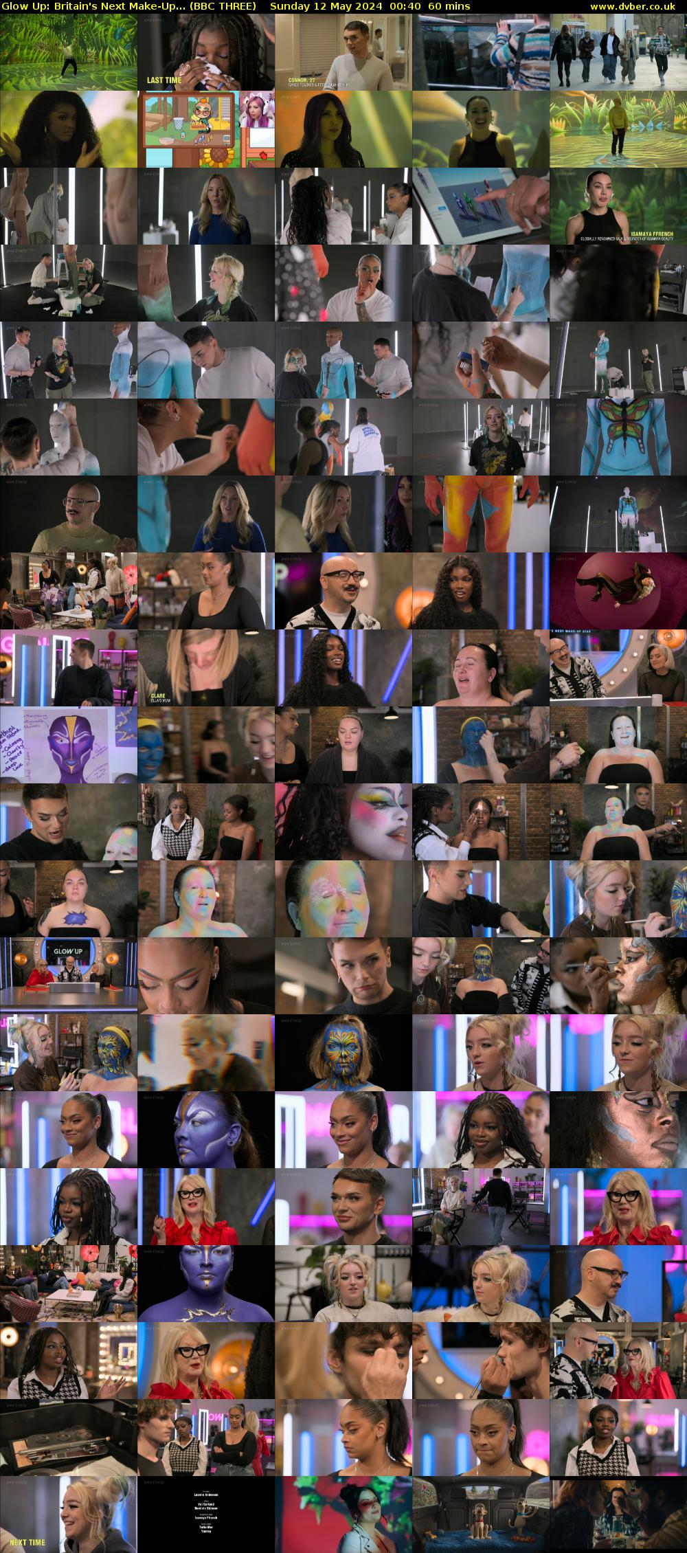 Glow Up: Britain's Next Make-Up... (BBC THREE) Sunday 12 May 2024 00:40 - 01:40
