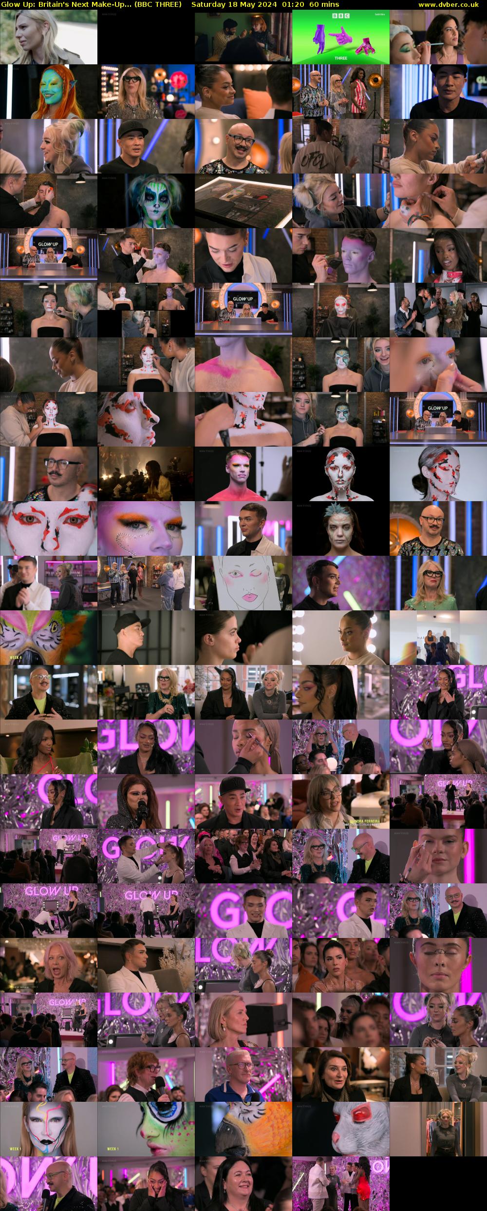 Glow Up: Britain's Next Make-Up... (BBC THREE) Saturday 18 May 2024 01:20 - 02:20