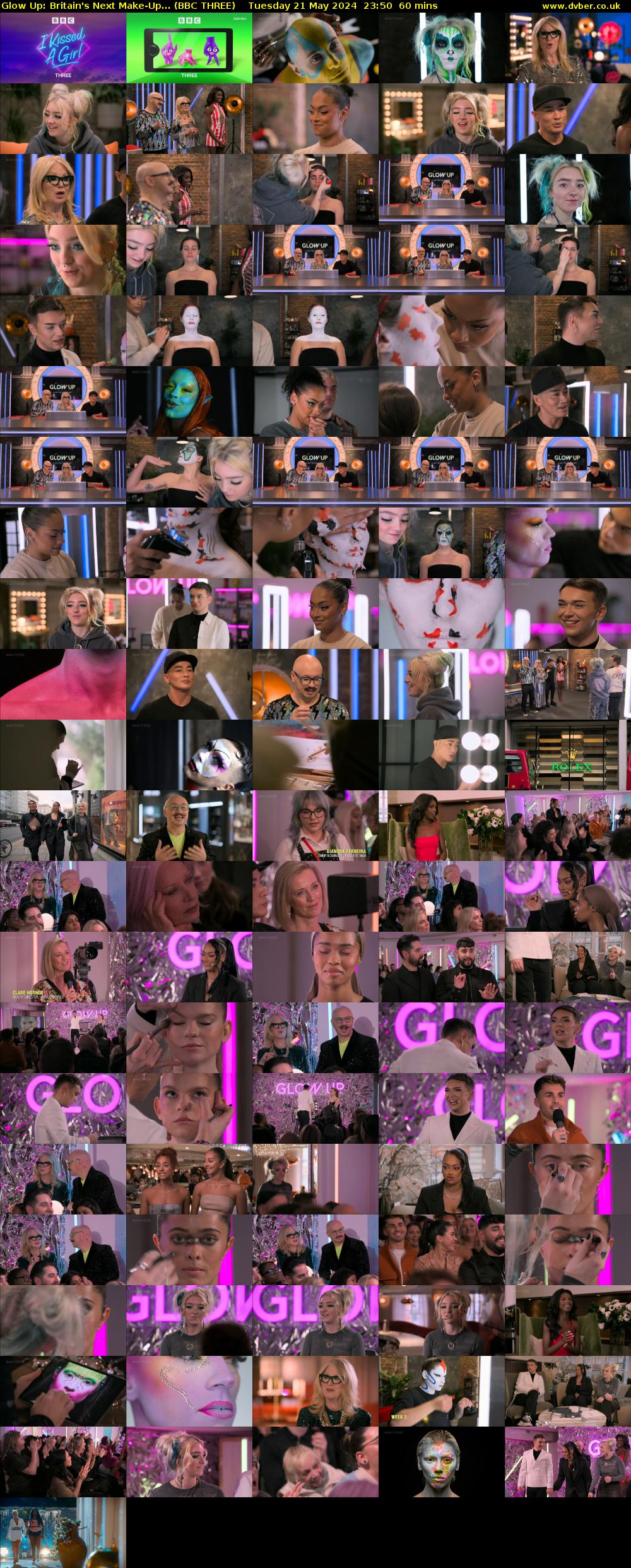Glow Up: Britain's Next Make-Up... (BBC THREE) Tuesday 21 May 2024 23:50 - 00:50