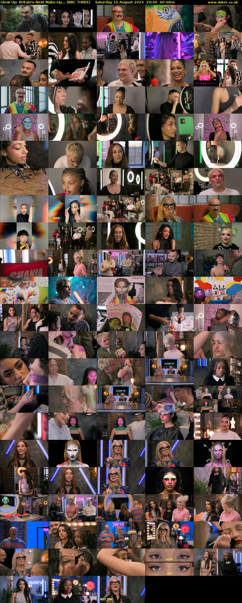 Glow Up: Britain's Next Make-Up... (BBC THREE) Saturday 10 August 2024 20:00 - 21:00
