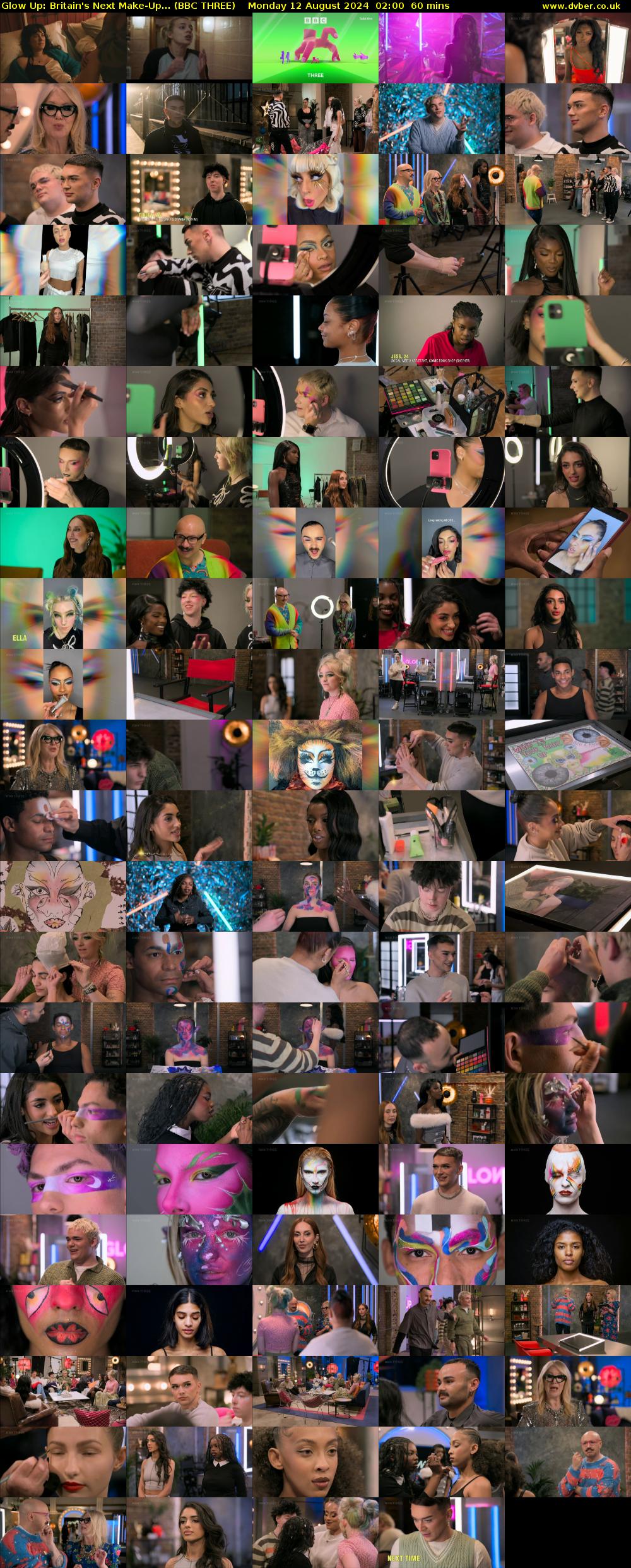 Glow Up: Britain's Next Make-Up... (BBC THREE) Monday 12 August 2024 02:00 - 03:00