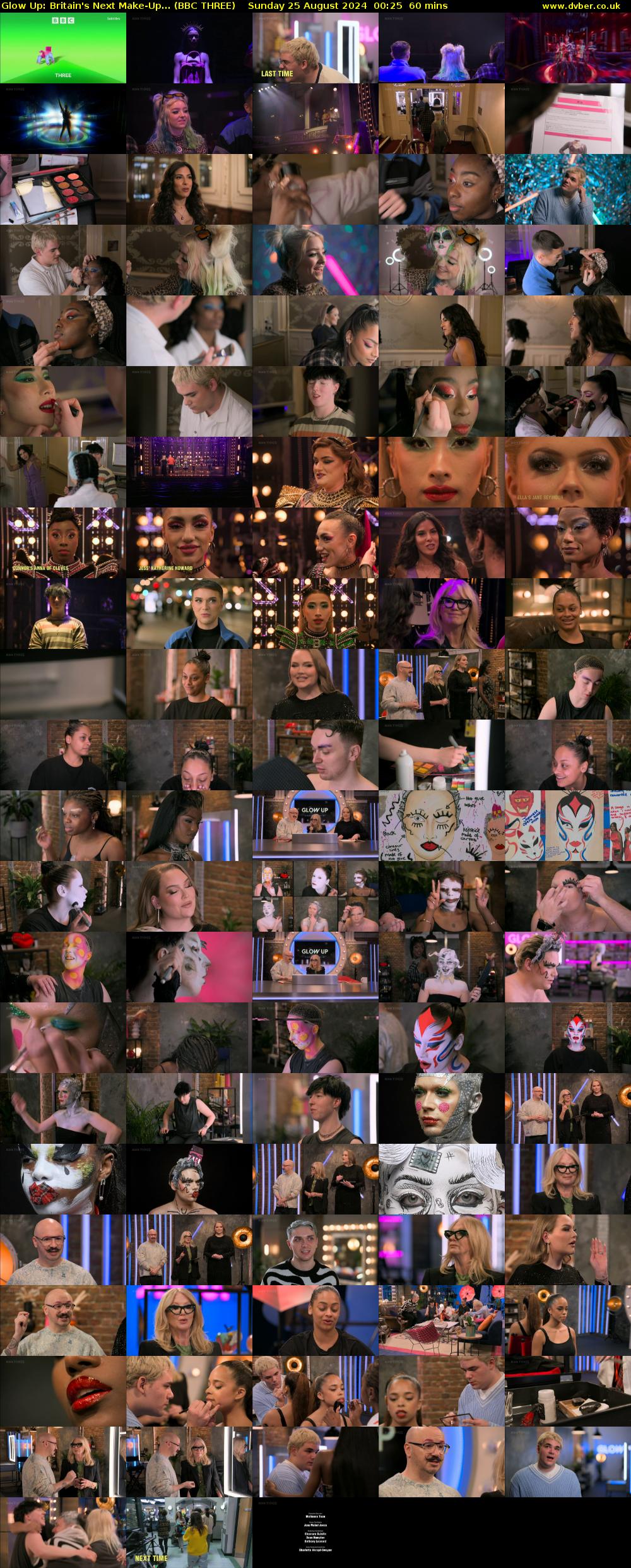 Glow Up: Britain's Next Make-Up... (BBC THREE) Sunday 25 August 2024 00:25 - 01:25