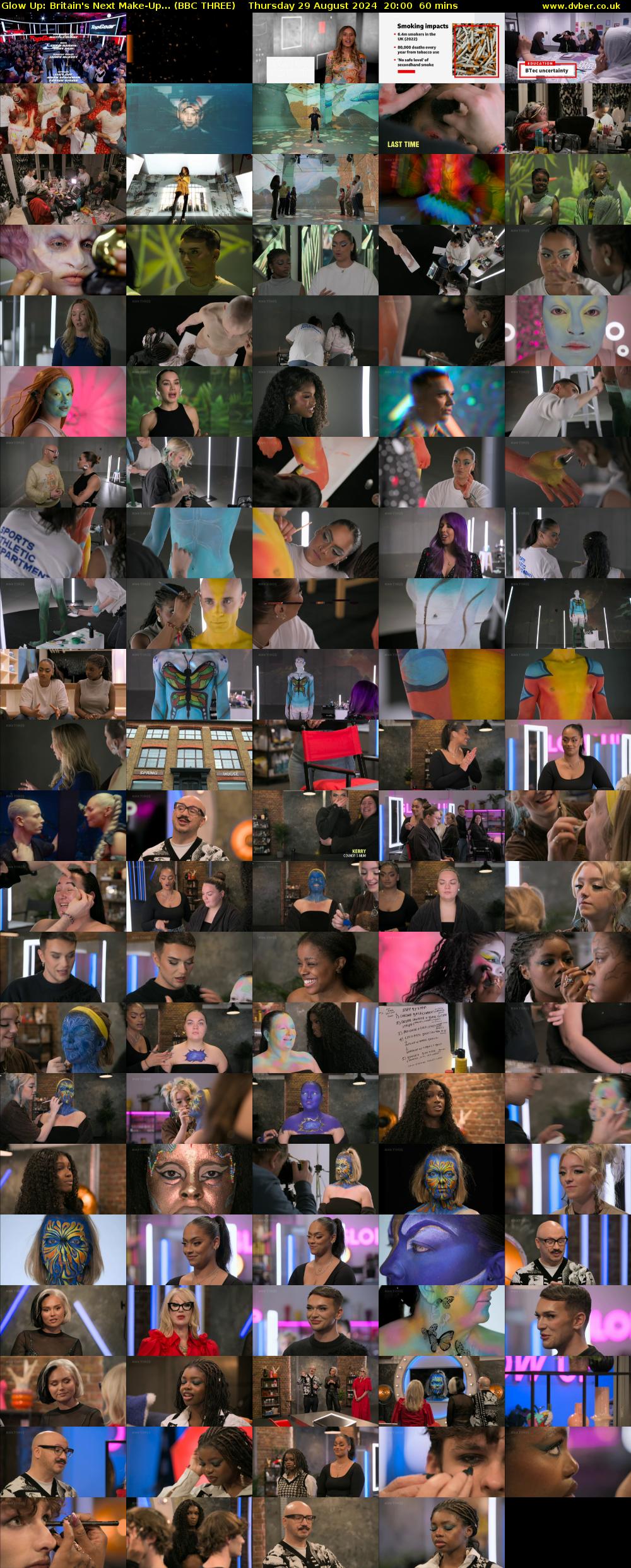 Glow Up: Britain's Next Make-Up... (BBC THREE) Thursday 29 August 2024 20:00 - 21:00