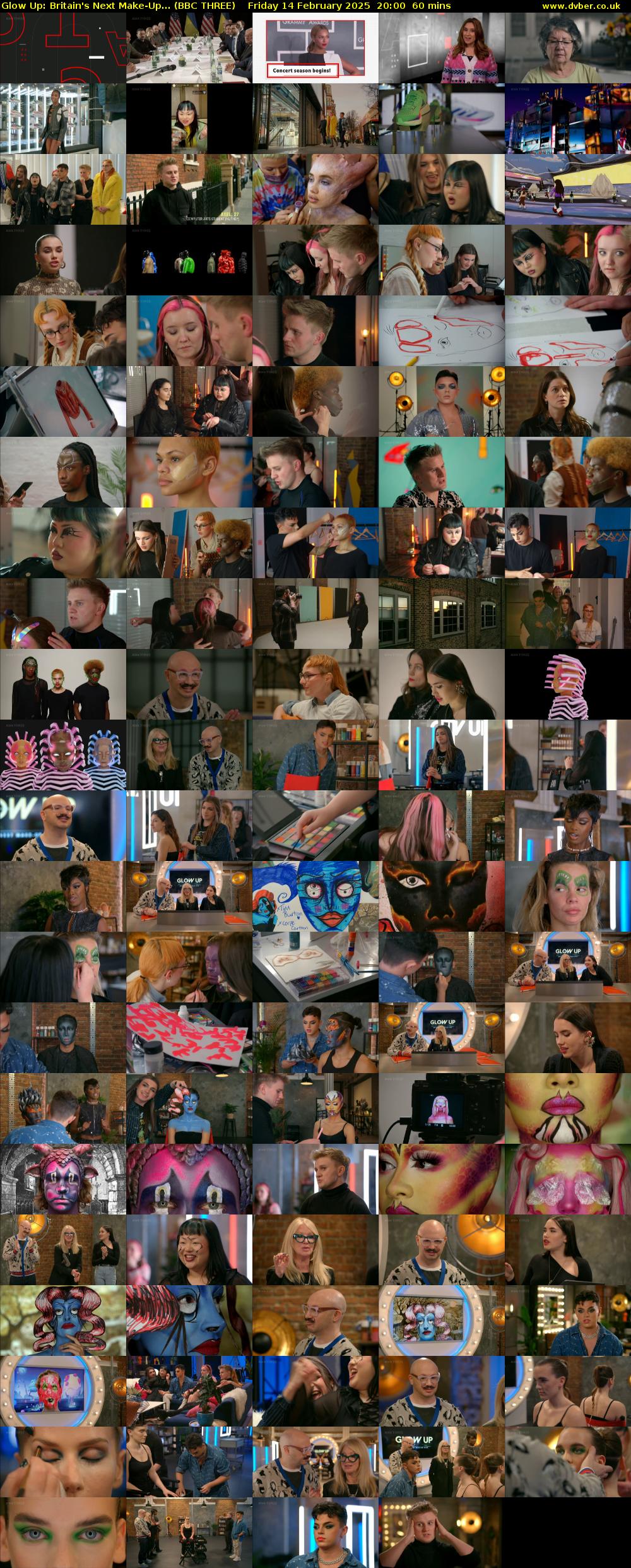 Glow Up: Britain's Next Make-Up... (BBC THREE) Friday 14 February 2025 20:00 - 21:00