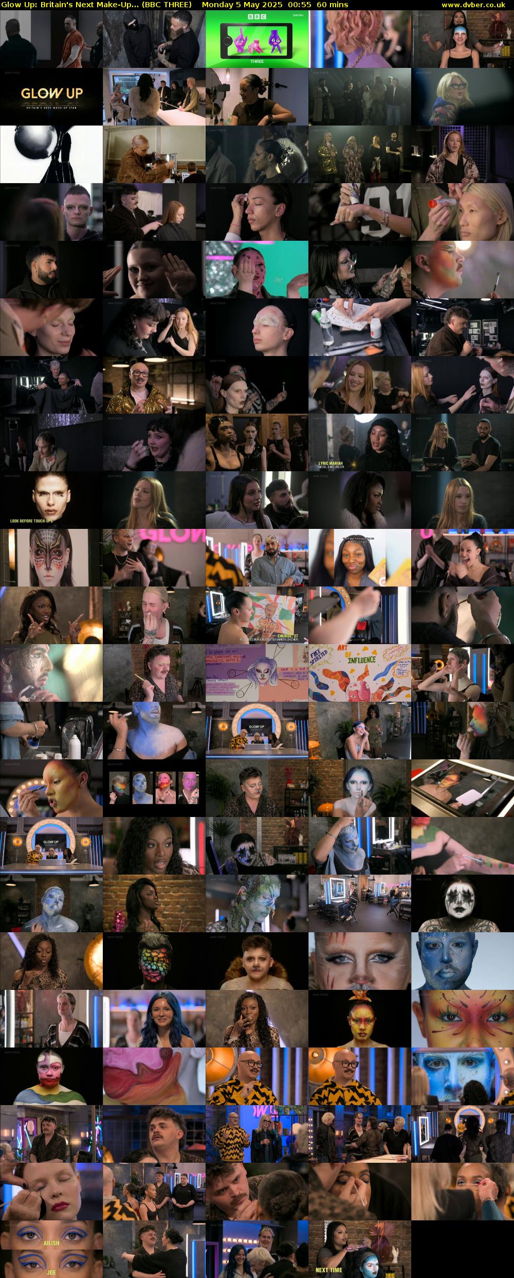 Glow Up: Britain's Next Make-Up... (BBC THREE) Monday 5 May 2025 00:55 - 01:55
