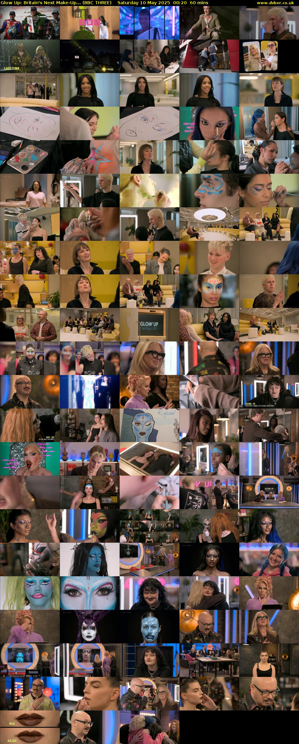 Glow Up: Britain's Next Make-Up... (BBC THREE) Saturday 10 May 2025 00:20 - 01:20