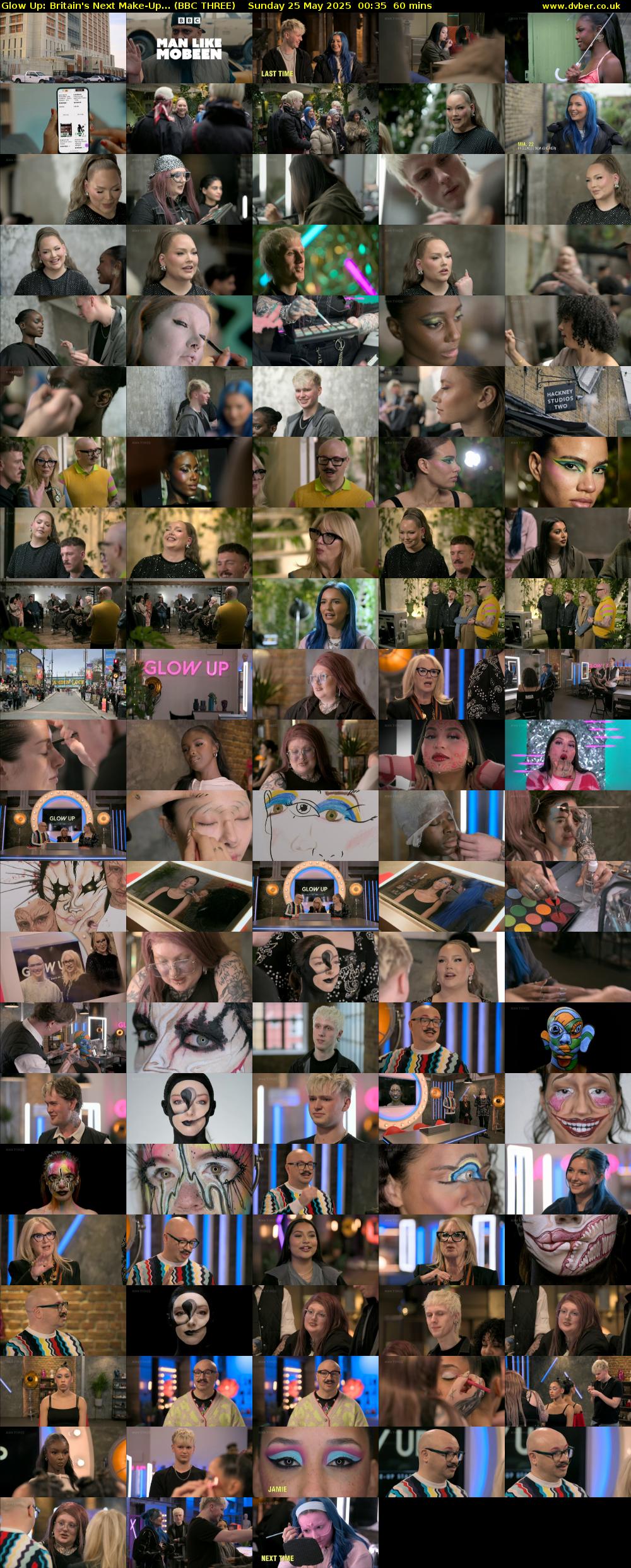 Glow Up: Britain's Next Make-Up... (BBC THREE) Sunday 25 May 2025 00:35 - 01:35