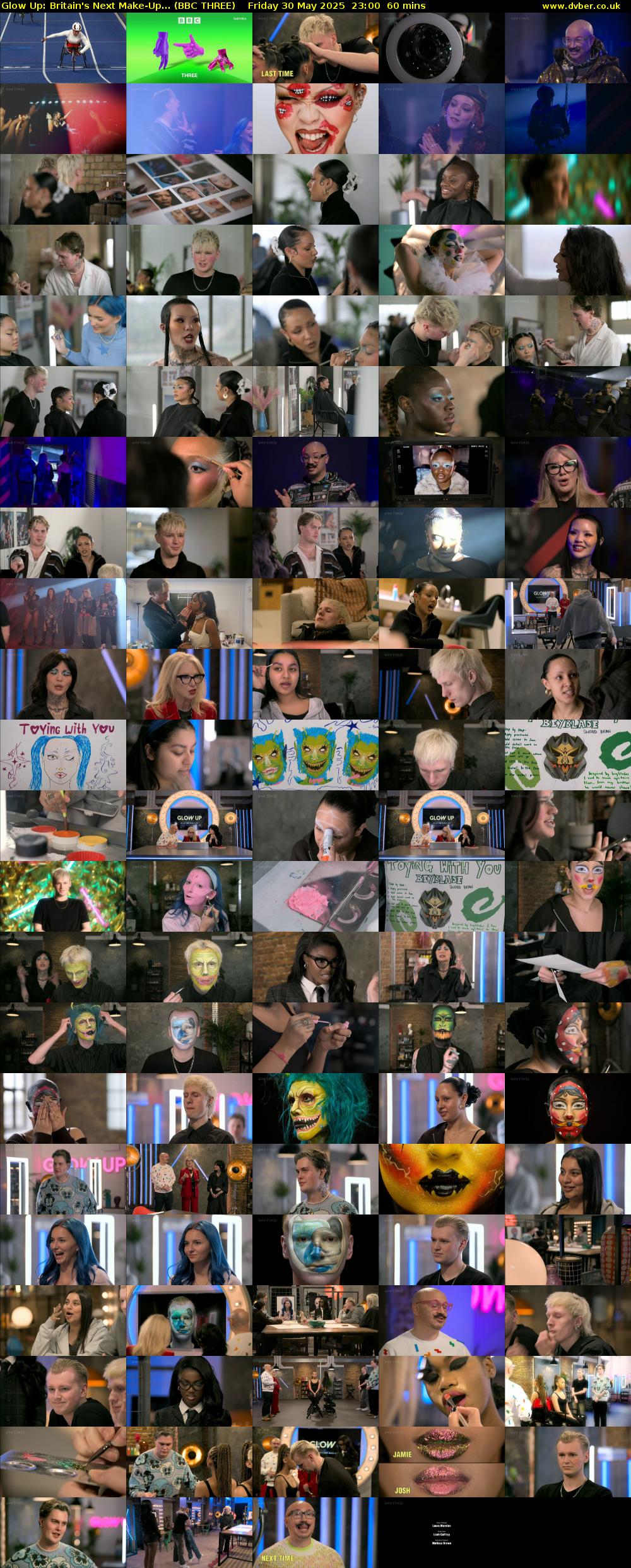 Glow Up: Britain's Next Make-Up... (BBC THREE) Friday 30 May 2025 23:00 - 00:00