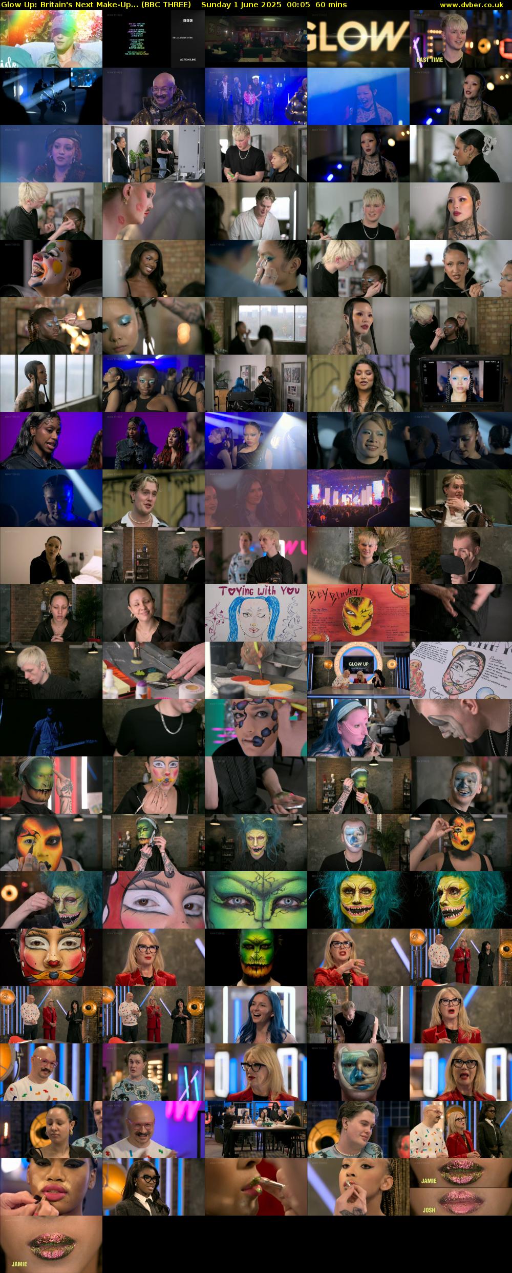 Glow Up: Britain's Next Make-Up... (BBC THREE) Sunday 1 June 2025 00:05 - 01:05