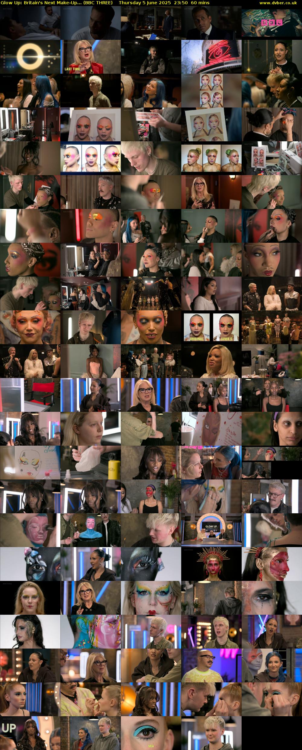 Glow Up: Britain's Next Make-Up... (BBC THREE) Thursday 5 June 2025 23:50 - 00:50